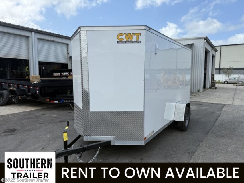 New 2025 Covered Wagon 6X12 Single Axle Enclosed Cargo Trailer 2990 GVWR available in Englewood, Florida