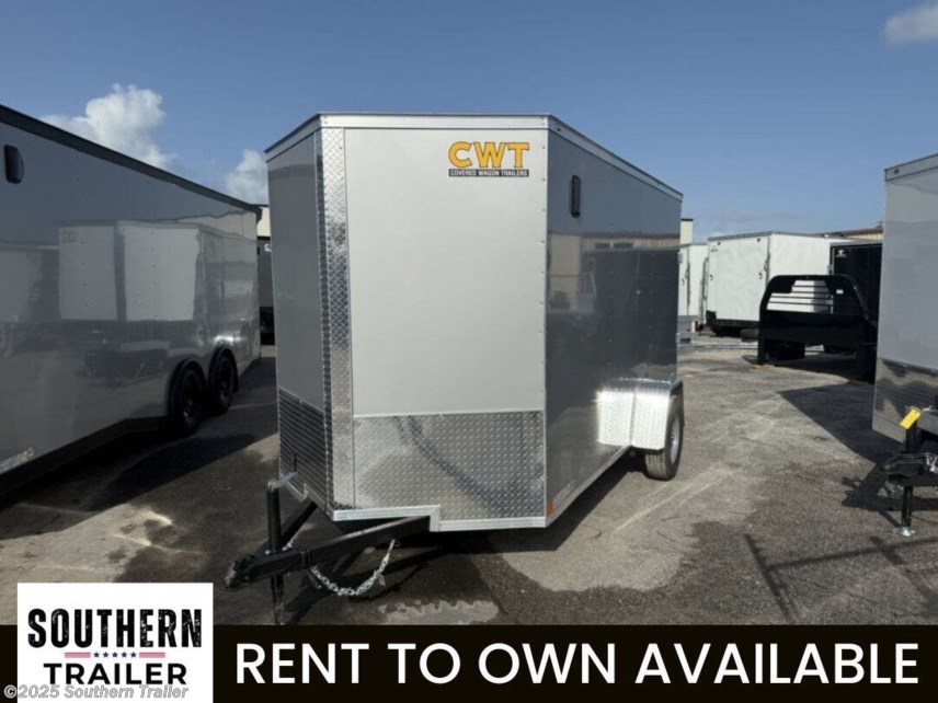 New 2025 Covered Wagon 6X12 Single Axle Enclosed Cargo Trailer 2990 GVWR available in Englewood, Florida