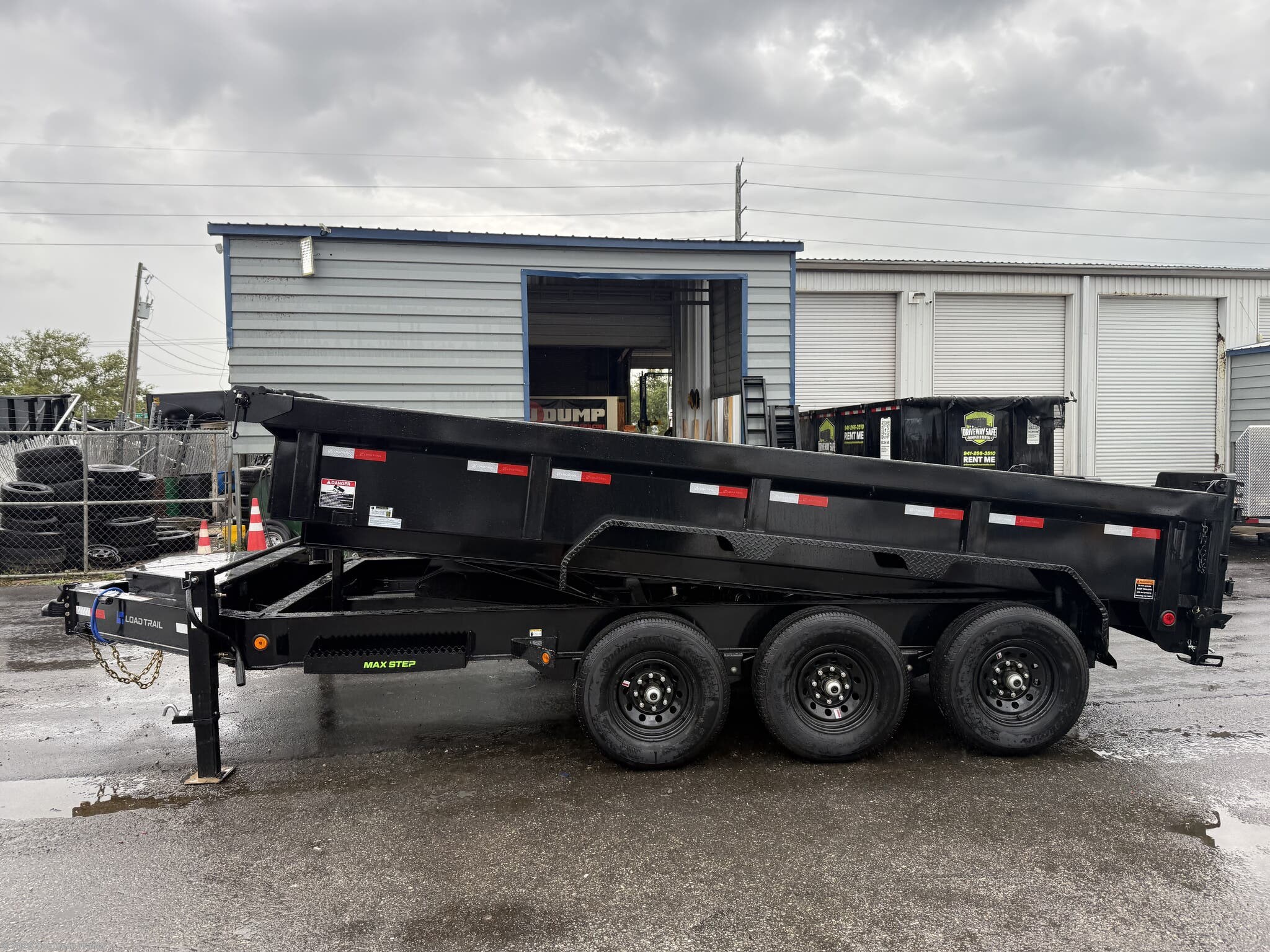 New 2025 Load Trail DL 83X16X2 Triple Axle Low Pro Dump 21K GVWR available in Englewood, Florida