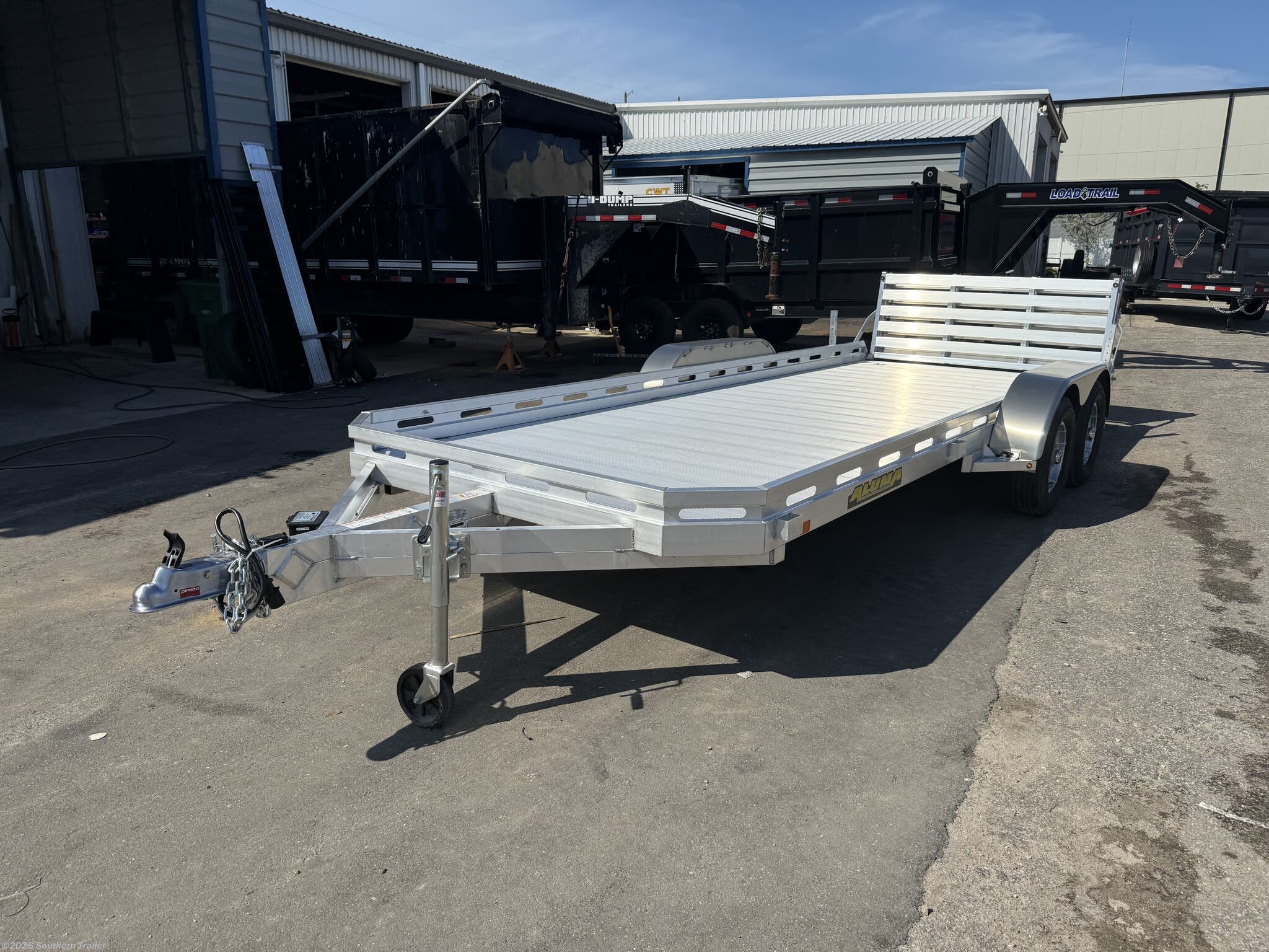 2026 Aluma 7818TA-BT 18' Aluminum Utility Trailer 7K GVWR - New Utility Trailer for sale by Southern Trailer in Englewood, Florida