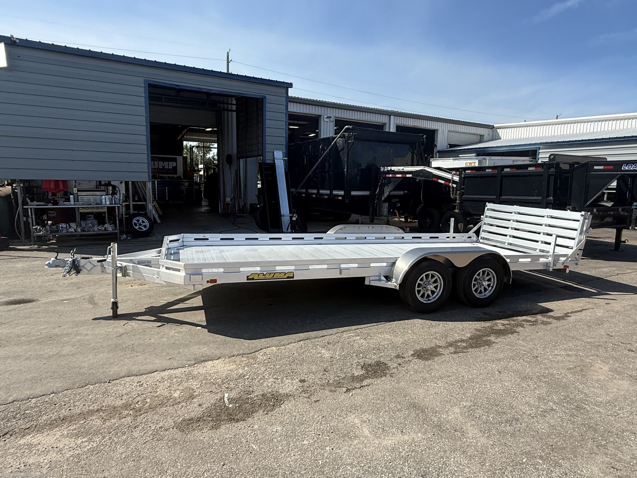 New 2026 Aluma 7818TA-BT 18' Aluminum Utility Trailer 7K GVWR available in Englewood, Florida