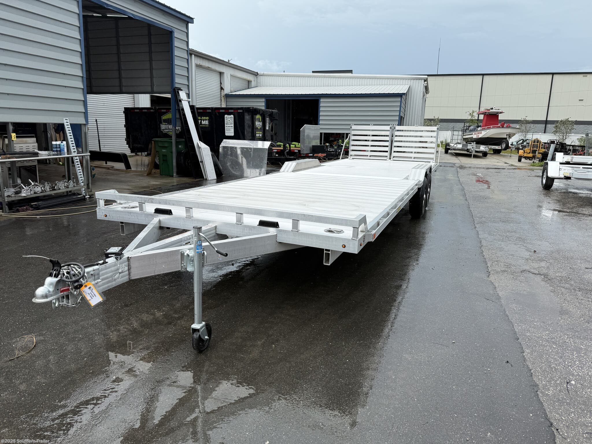 2026 WB28H-TA-EL-DOF-R-RR 28&apos; Drive Over Fender Aluminum Trailer 9.9K GVWR by Aluma from Southern Trailer in Englewood, Florida