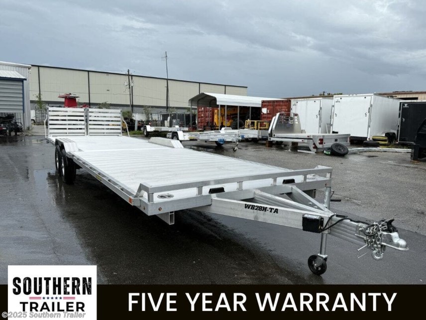 New 2026 Aluma 28&apos; Drive Over Fender Aluminum Trailer 9.9K GVWR available in Englewood, Florida