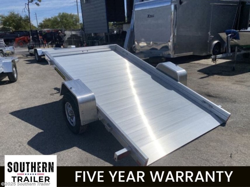 New 2026 Aluma 6810H-TILT 10&apos; Aluminum Tiltbed Utility Trailer available in Englewood, Florida