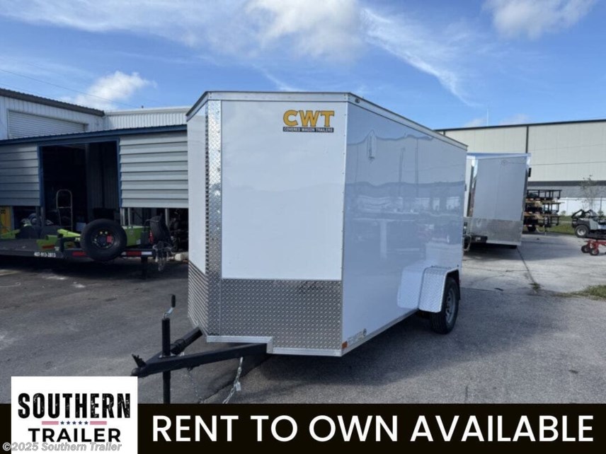 New 2025 Covered Wagon 6X12 Single Axle Enclosed Cargo Trailer 2990 GVWR available in Englewood, Florida