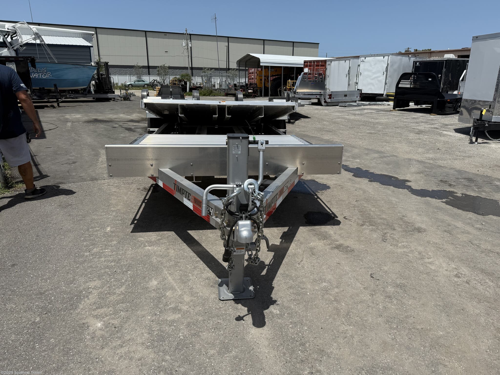 2026 24&apos; Split Tilt Equipment Trailer 16K GVWR by Timpte from Southern Trailer in Englewood, Florida