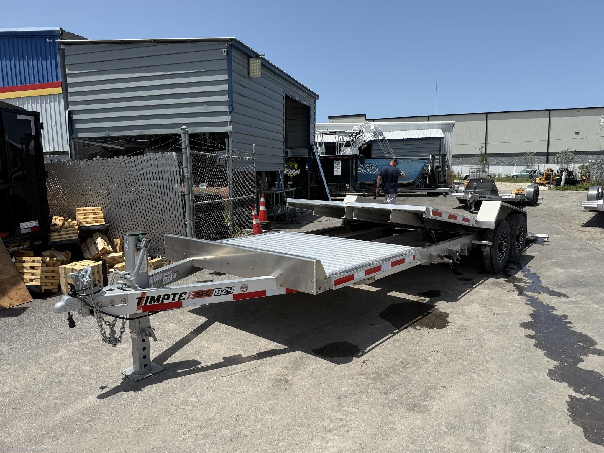 2026 Timpte 24&apos; Split Tilt Equipment Trailer 16K GVWR - New Tilt Deck Trailer for sale by Southern Trailer in Englewood, Florida