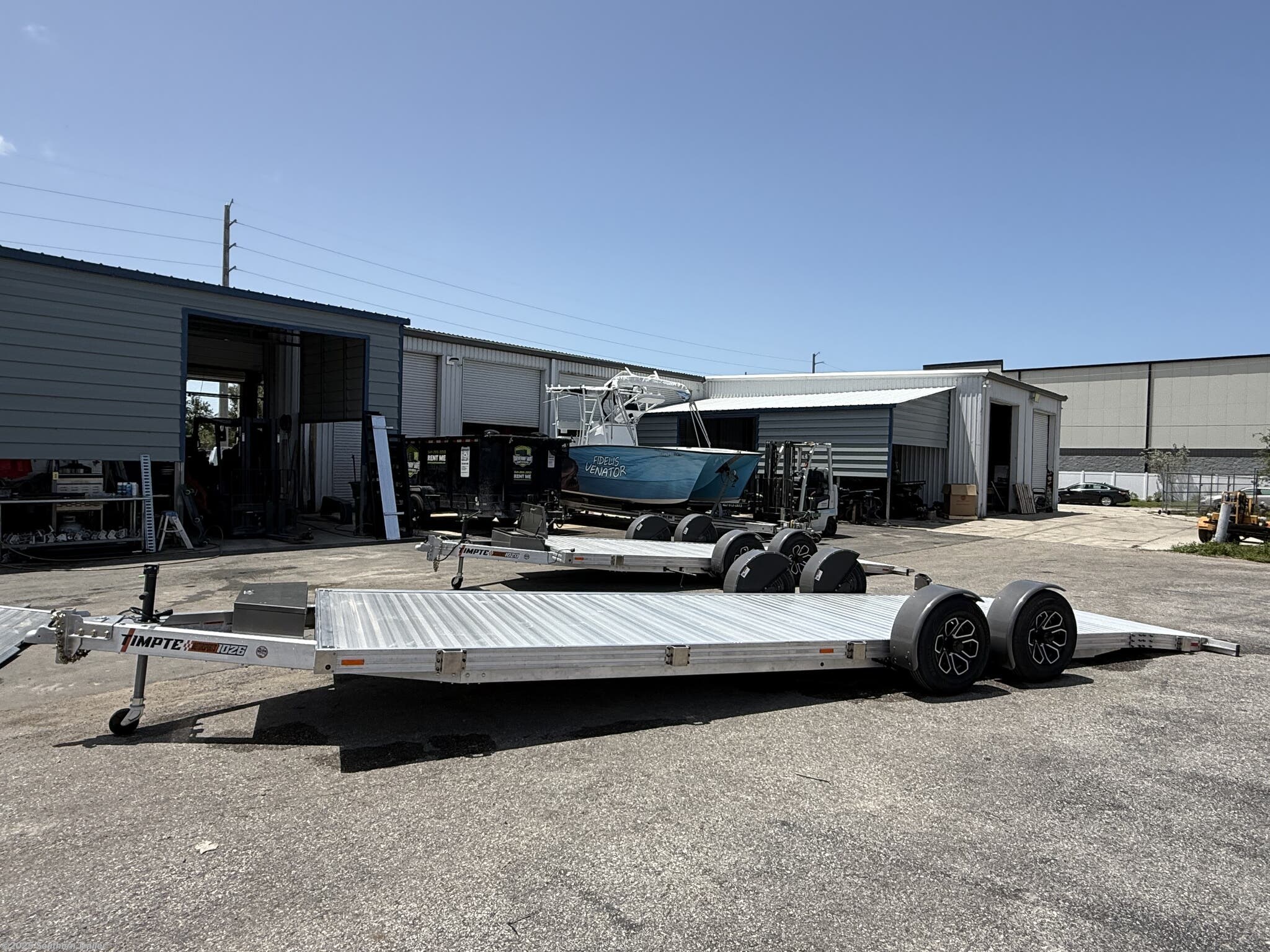 New 2026 Timpte 26&apos; EZ Load Car Hauler Tilt Trailer 9990 GVWR available in Englewood, Florida