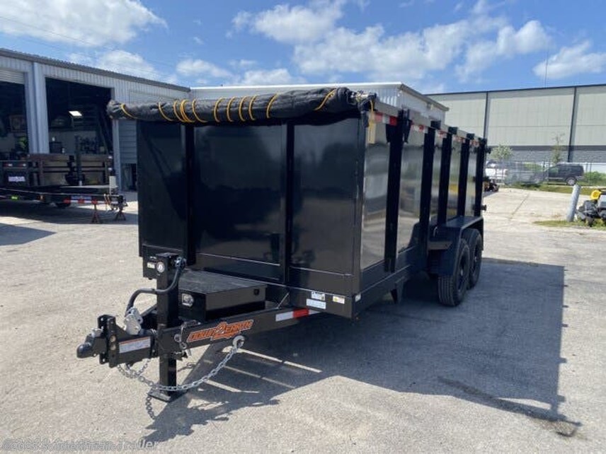 New 2025 Down 2 Earth 82X14X4 Tall Sided Dump W/Tarp 7GA Floor 14K GVWR available in Englewood, Florida