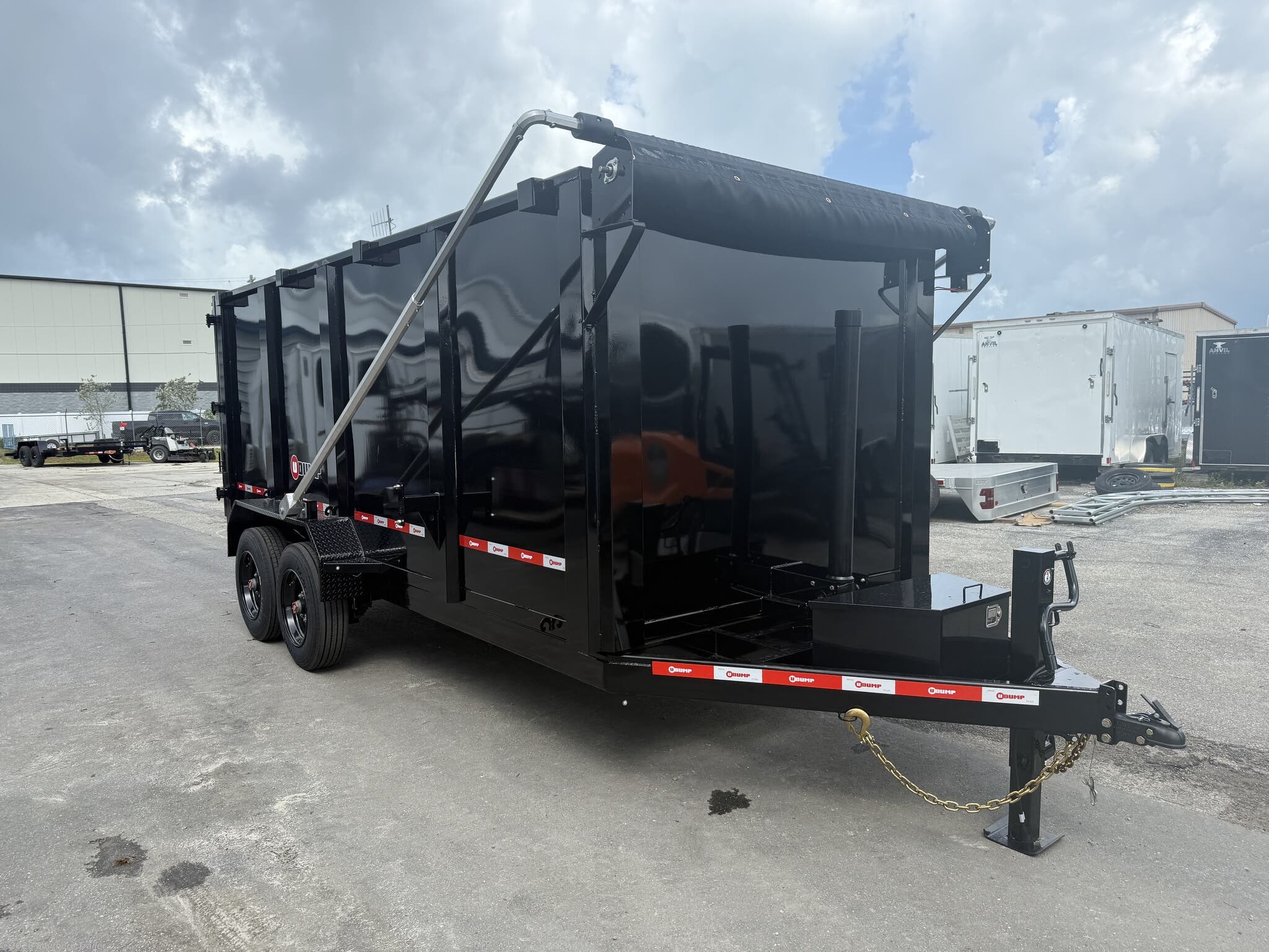 2025 U-Dump 83X16X67&quot; Telescopic Dump W/Elec. Tarp 16K GVWR - New Dump Trailer for sale by Southern Trailer in Englewood, Florida
