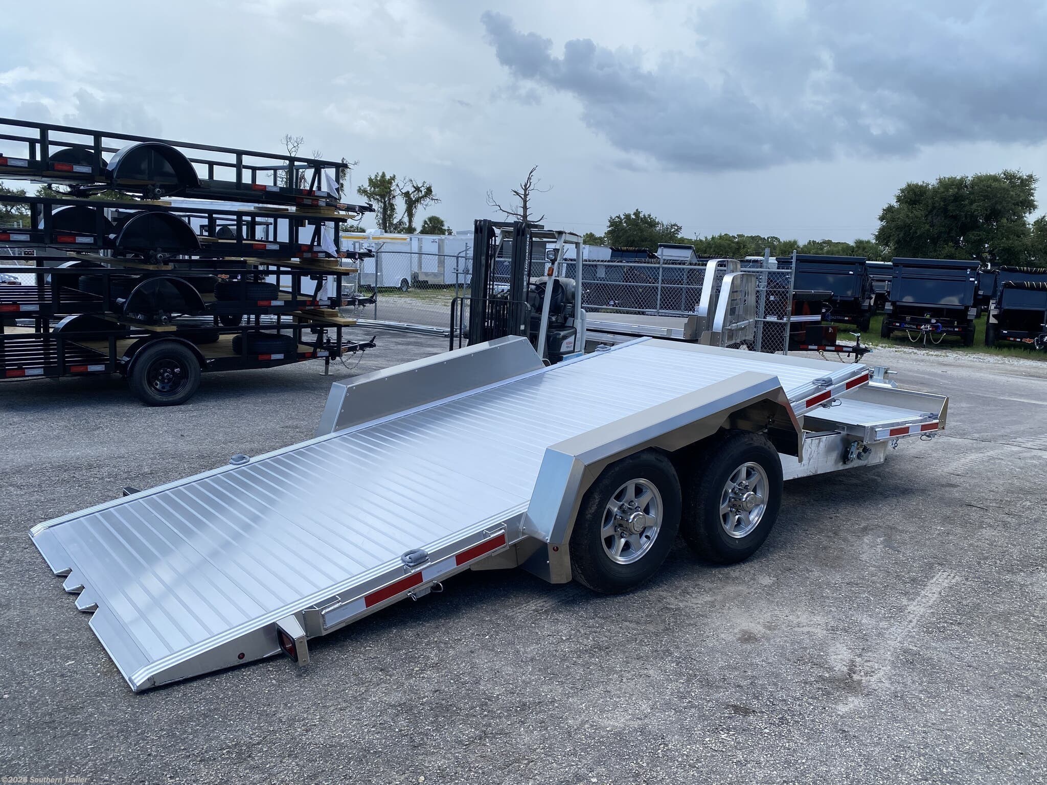 2025 EBY 82X20 Tilt Equipment Trailer 14K GVWR - New Tilt Deck Trailer for sale by Southern Trailer in Englewood, Florida