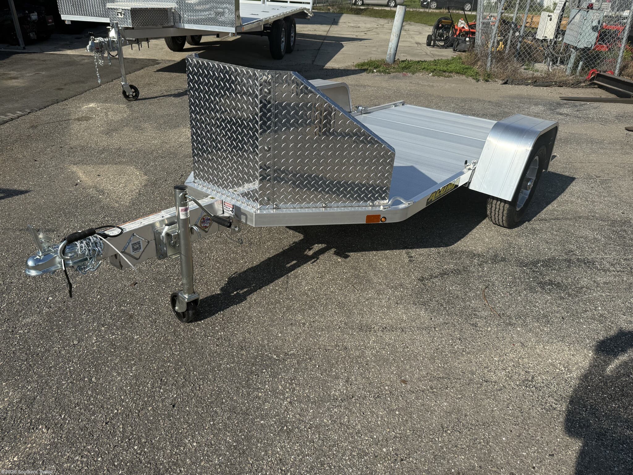 New 2026 Aluma MC1F-S-R Aluminum Folding Motorcycle Trailer available in Englewood, Florida