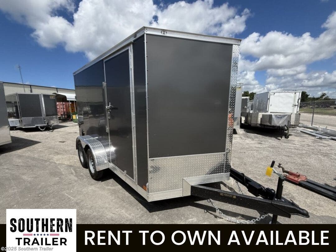 2026 Covered Wagon 7X12 Tandem Axle Enclosed Cargo 7K GVWR