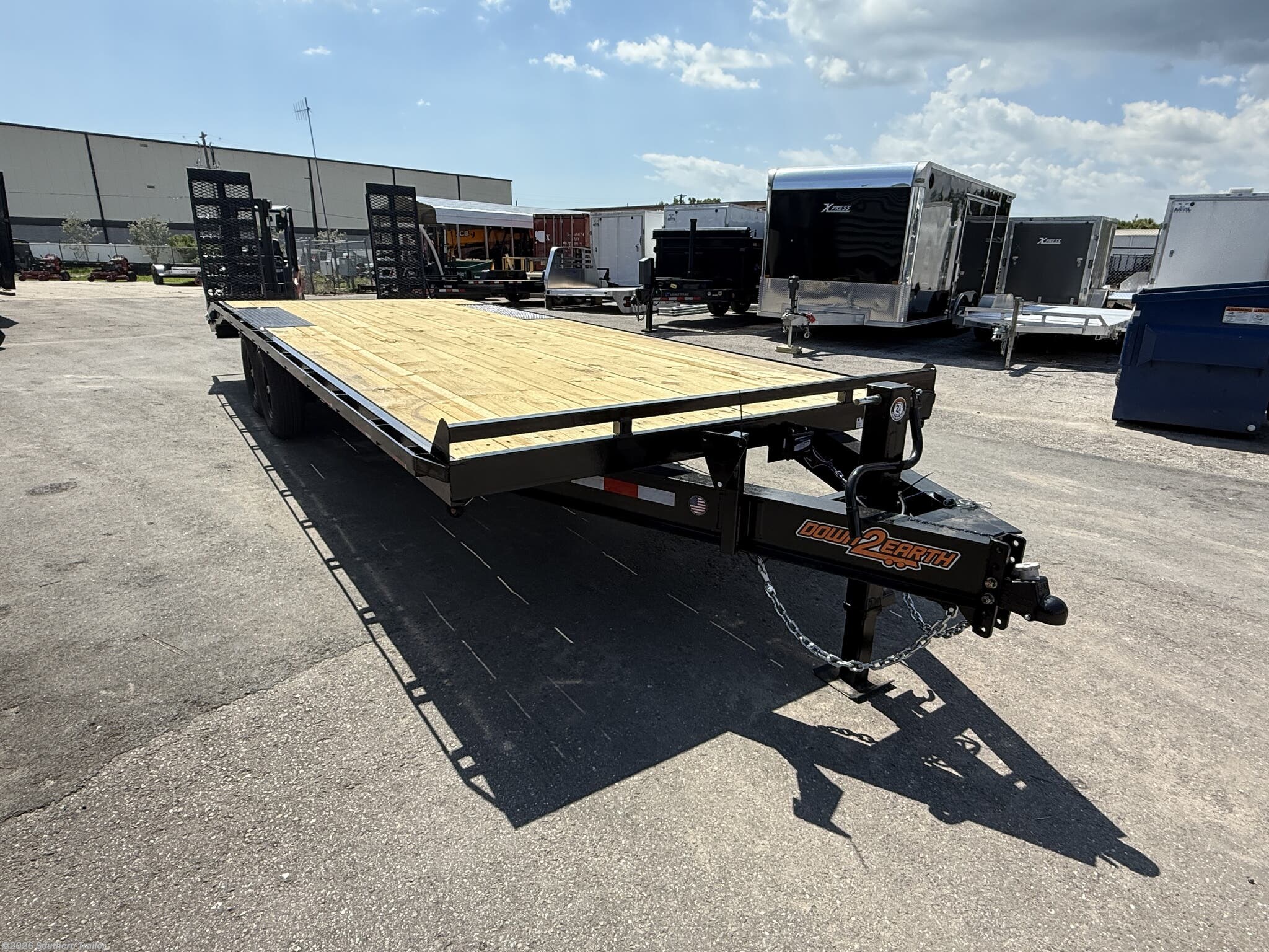 2026 Down 2 Earth 102X24 Deckover Equipment Trailer 14K LB GVWR - New Deckover/Flat Deck Trailer for sale by Southern Trailer in Englewood, Florida