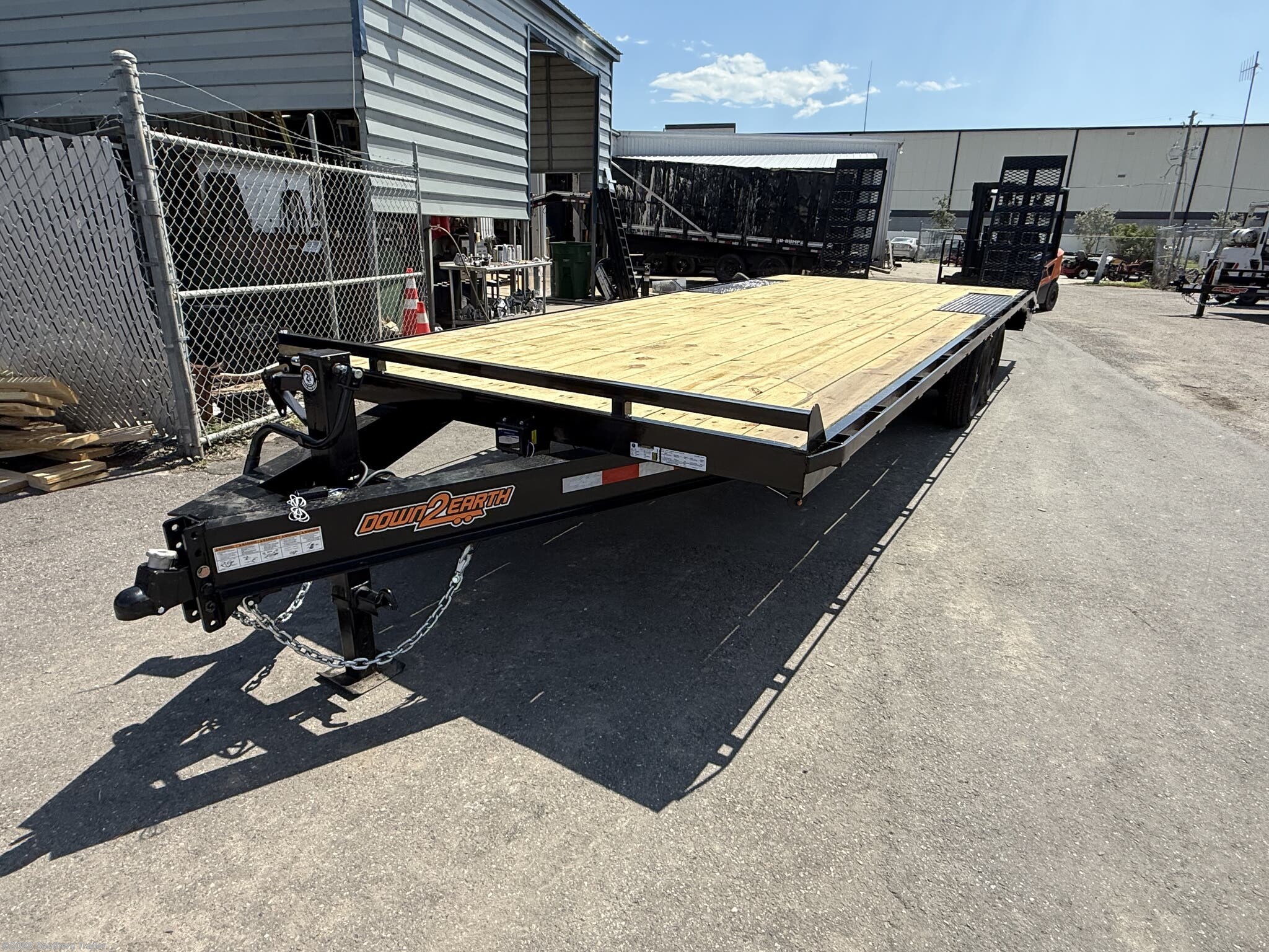 New 2026 Down 2 Earth 102X24 Deckover Equipment Trailer 14K LB GVWR available in Englewood, Florida