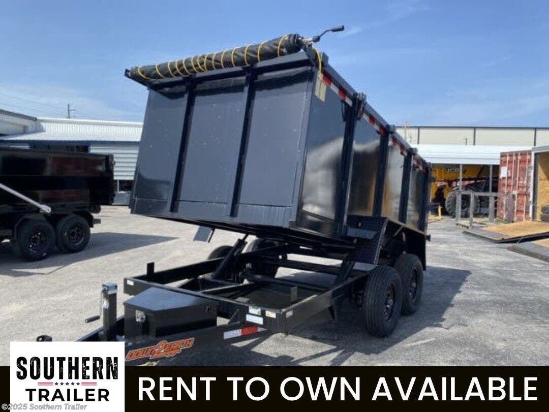 2026 Down 2 Earth 6X12X4 Tall Sided Dump Trailer 9990 LB GVWR