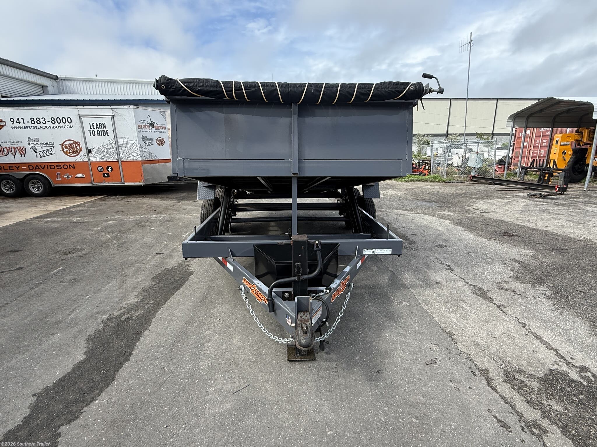 2024 82X14X2 Dump Trailer W/7GA Floor 14K GVWR by Down 2 Earth from Southern Trailer in Englewood, Florida