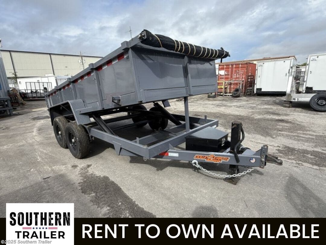 2024 Down 2 Earth 82X14X2 Dump Trailer W/7GA Floor 14K GVWR