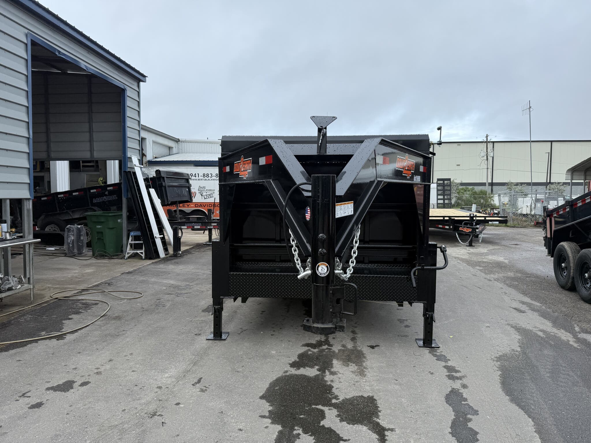 2026 82X16X4 Gooseneck Dump 7GA Floor W/Tarp 17.5K LB by Down 2 Earth from Southern Trailer in Englewood, Florida
