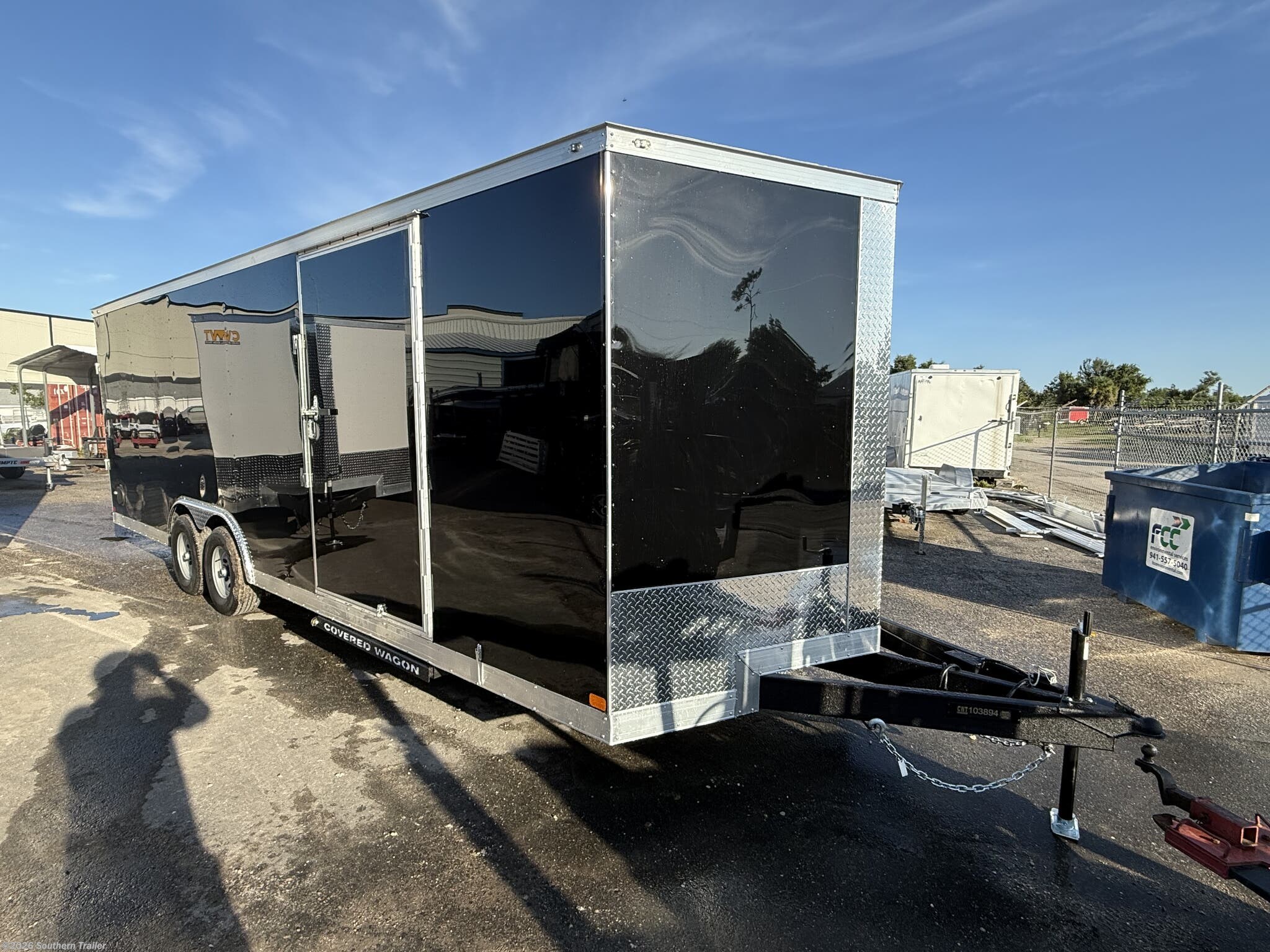 2026 Covered Wagon 8.5X24 Extra Tall Enclosed Cargo Trailer 9990 GVWR - New Cargo Trailer for sale by Southern Trailer in Englewood, Florida