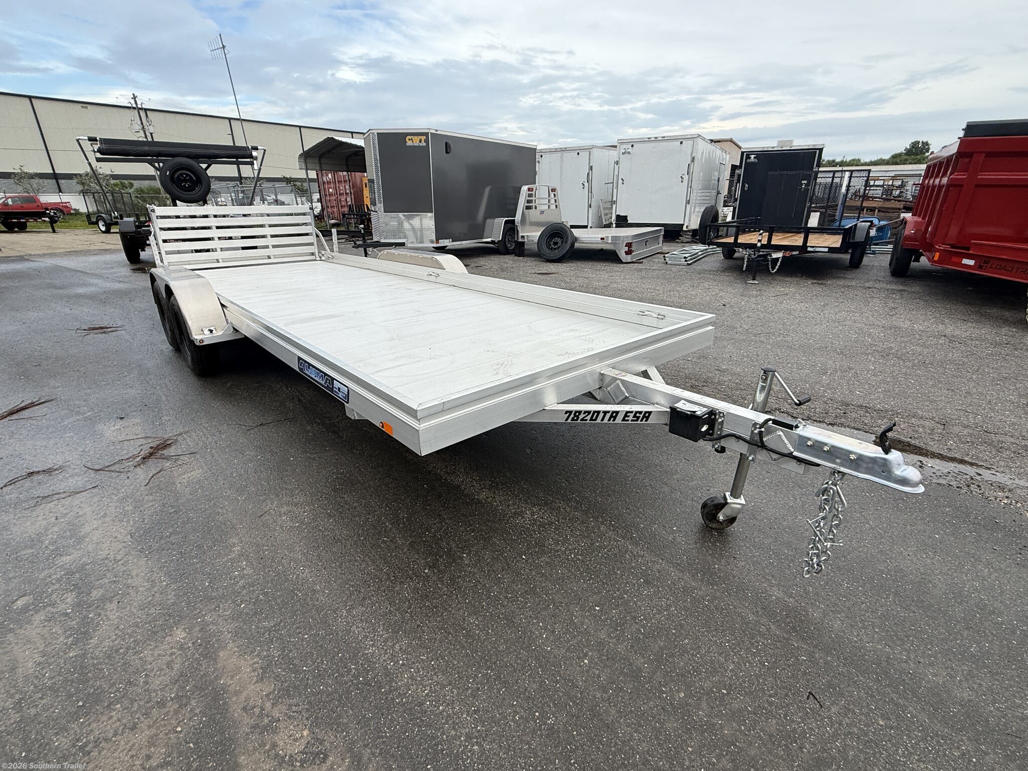 2026 Aluma 7820ESA-TA 20' Aluminum Utility Trailer 7K GVWR - New Utility Trailer for sale by Southern Trailer in Englewood, Florida