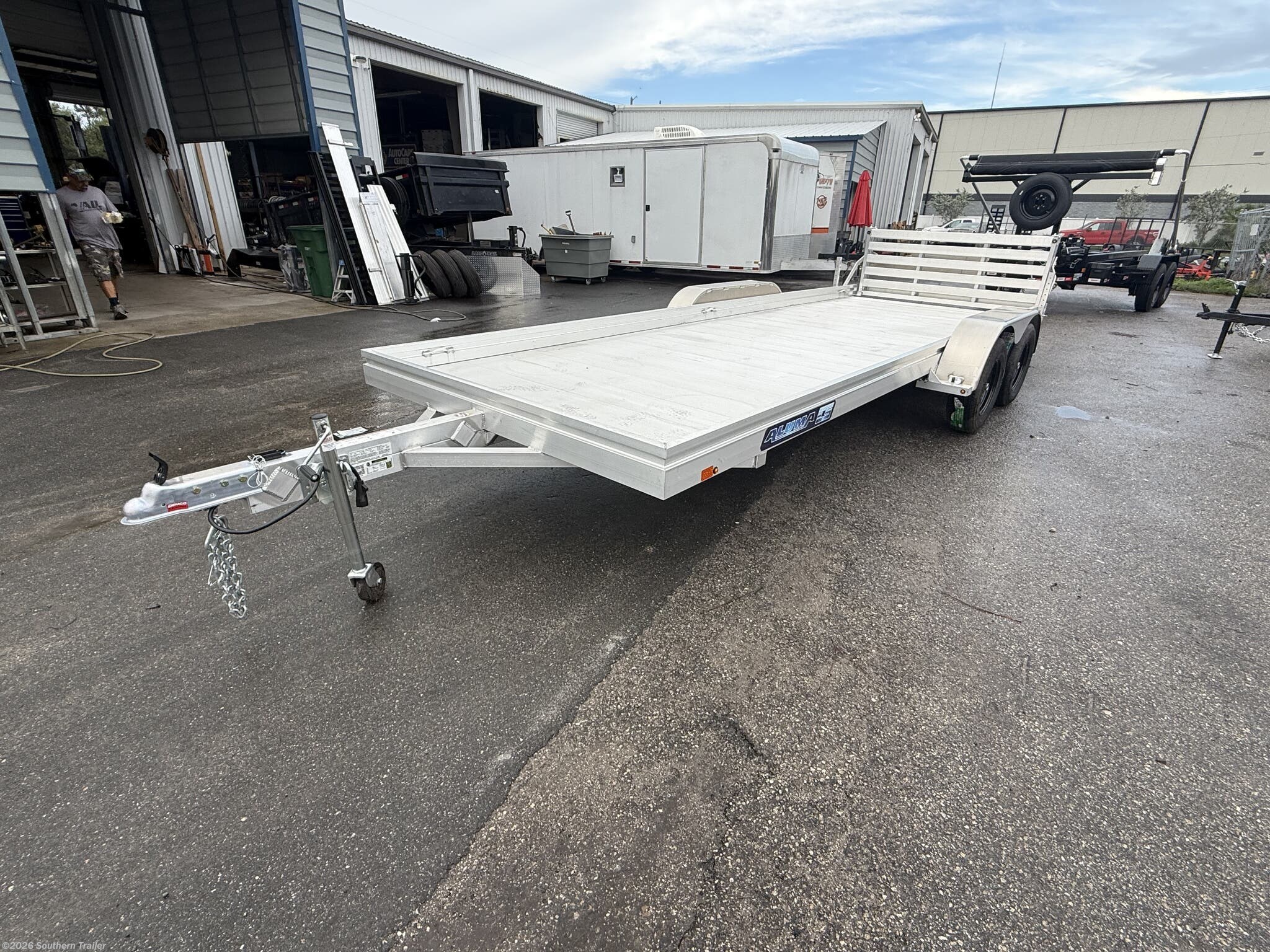 New 2026 Aluma 7820ESA-TA 20' Aluminum Utility Trailer 7K GVWR available in Englewood, Florida