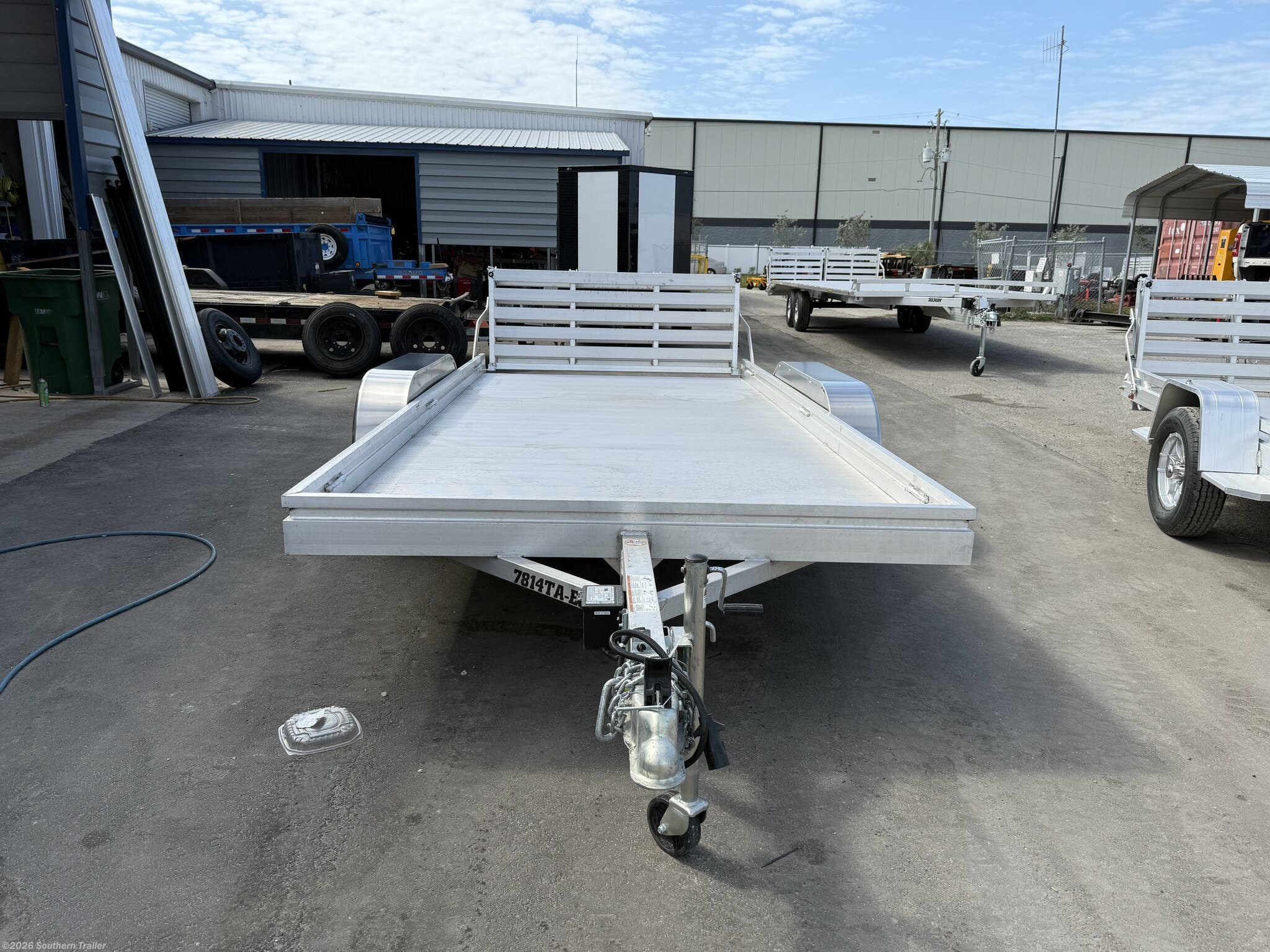 2026 7814ESA-TA 14' Tandem Axle Utility Trailer 7K GVWR by Aluma from Southern Trailer in Englewood, Florida