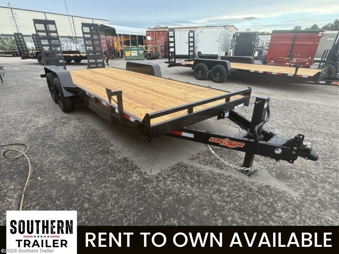 2026 Down 2 Earth 82X22 Equipment Trailer 14000 LB GVWR