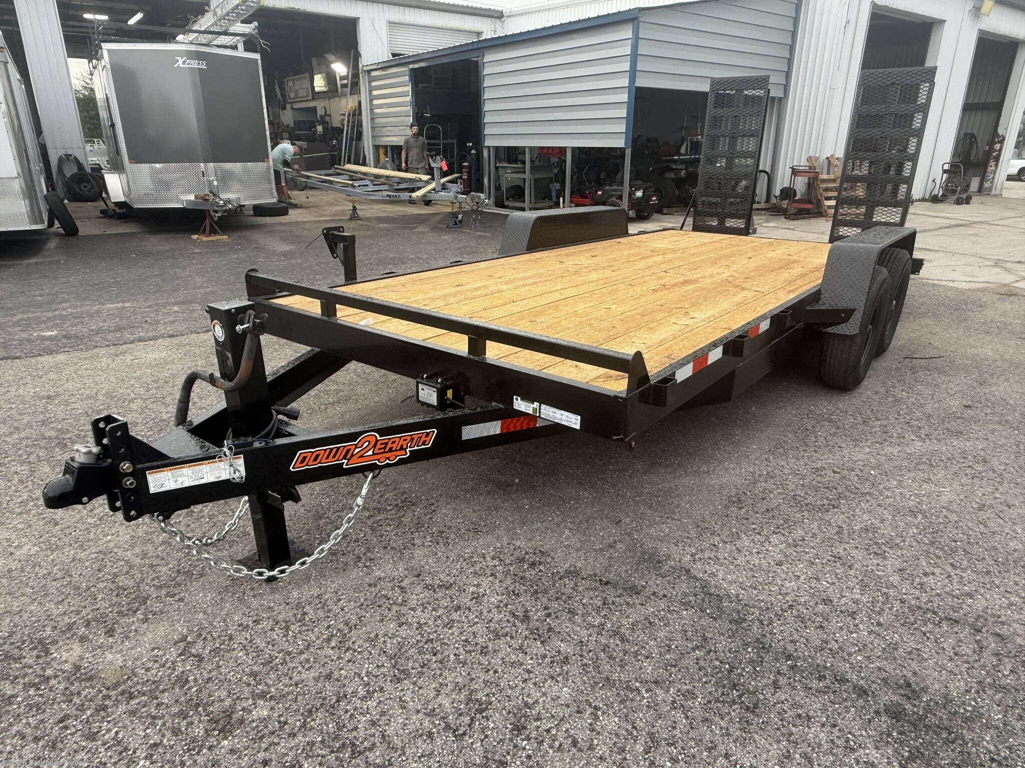 New 2026 Down 2 Earth 82X18 Equipment Trailer 14000 LB GVWR available in Englewood, Florida
