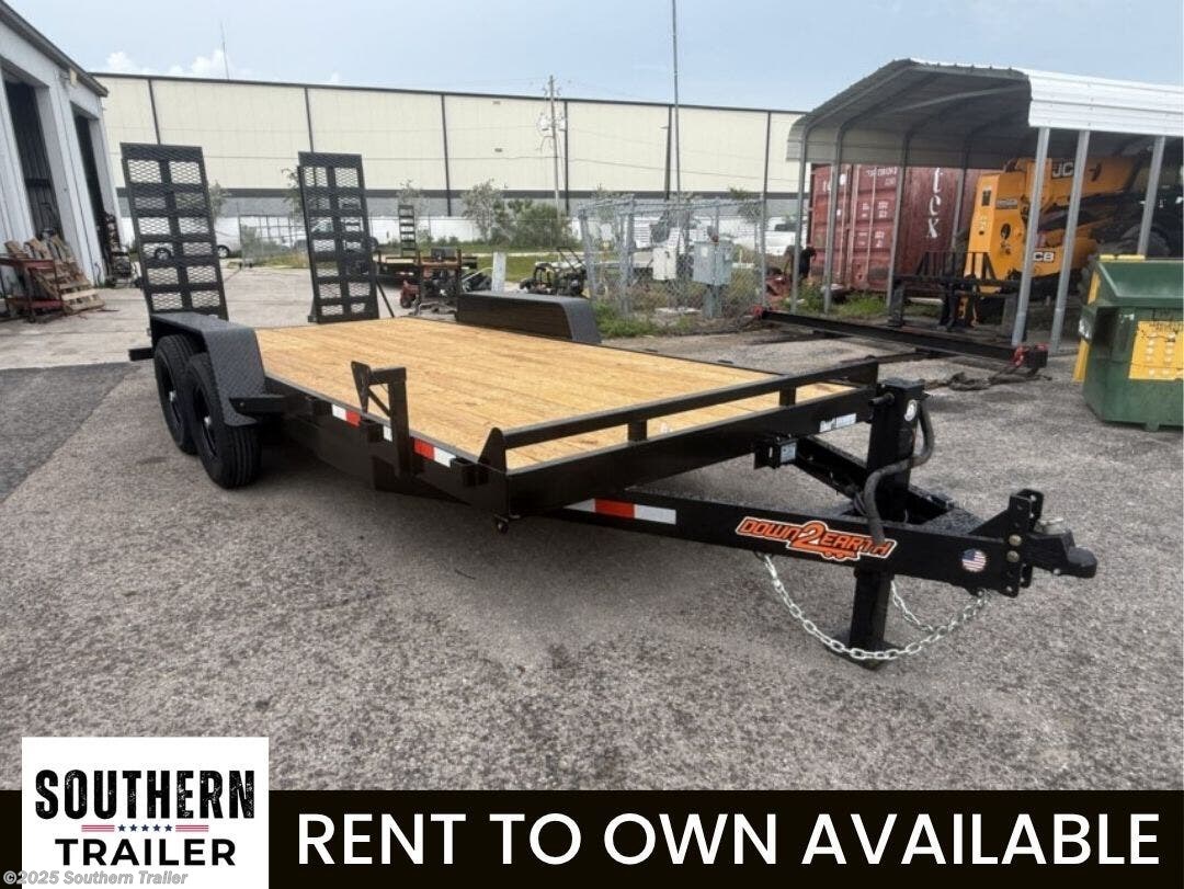 2026 Down 2 Earth 82X18 Equipment Trailer 14000 LB GVWR