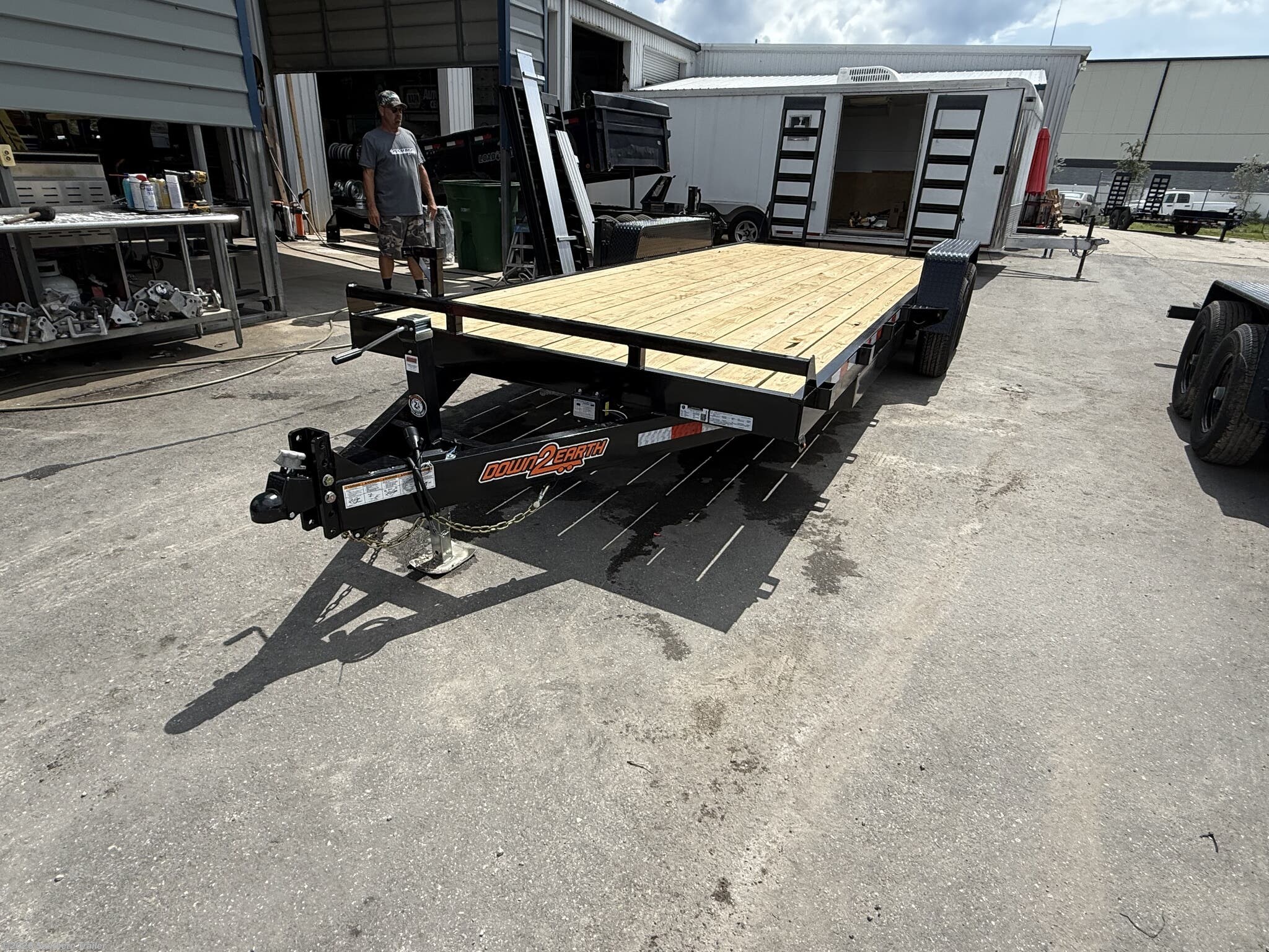 New 2026 Down 2 Earth 82X20 Equipment Trailer 9990 GVWR available in Englewood, Florida
