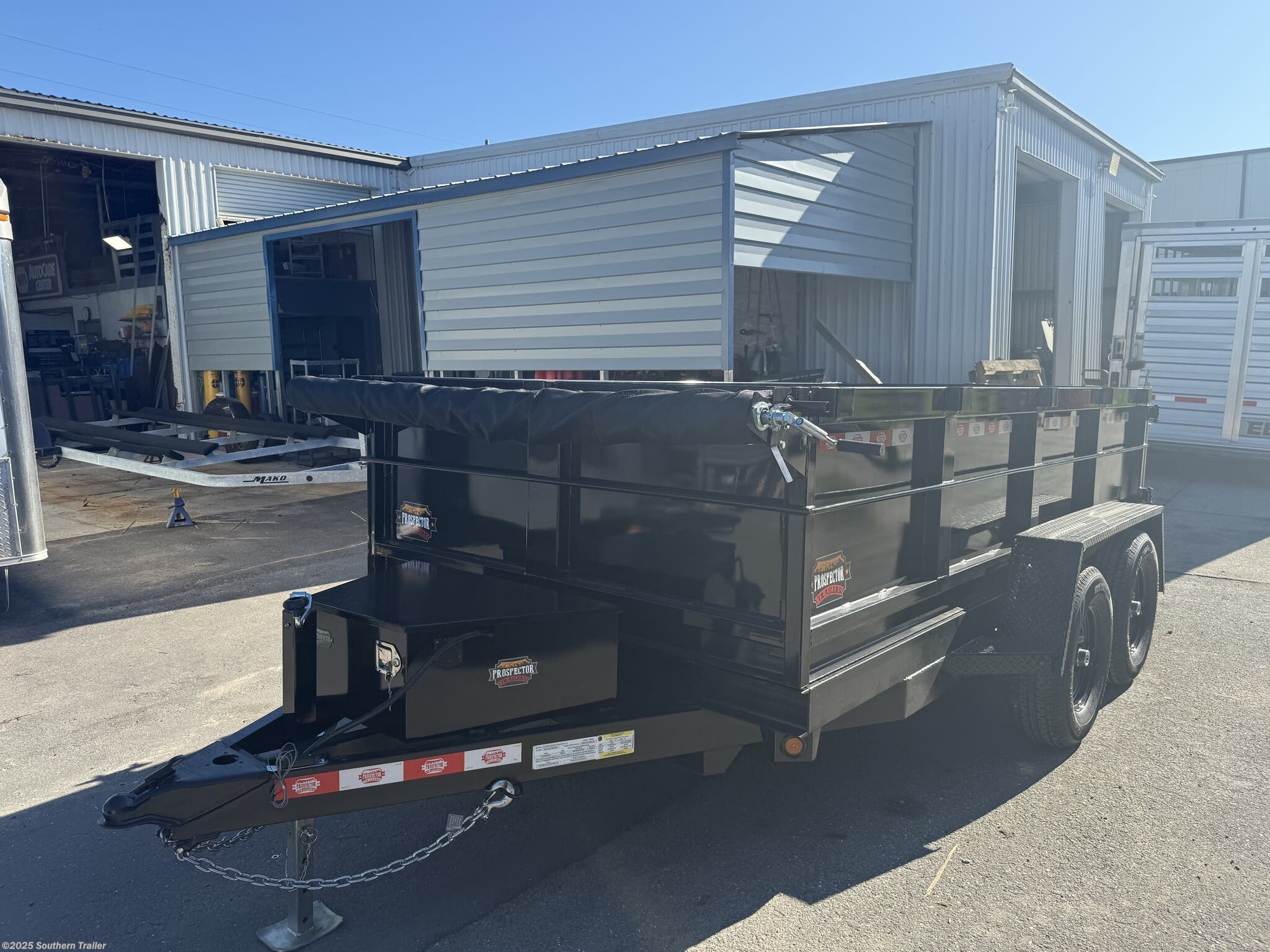 2025 Prospector Trailers 6X12X2 Tandem Axle Dump Trailer 9990 GVWR - New Dump Trailer for sale by Southern Trailer in Englewood, Florida
