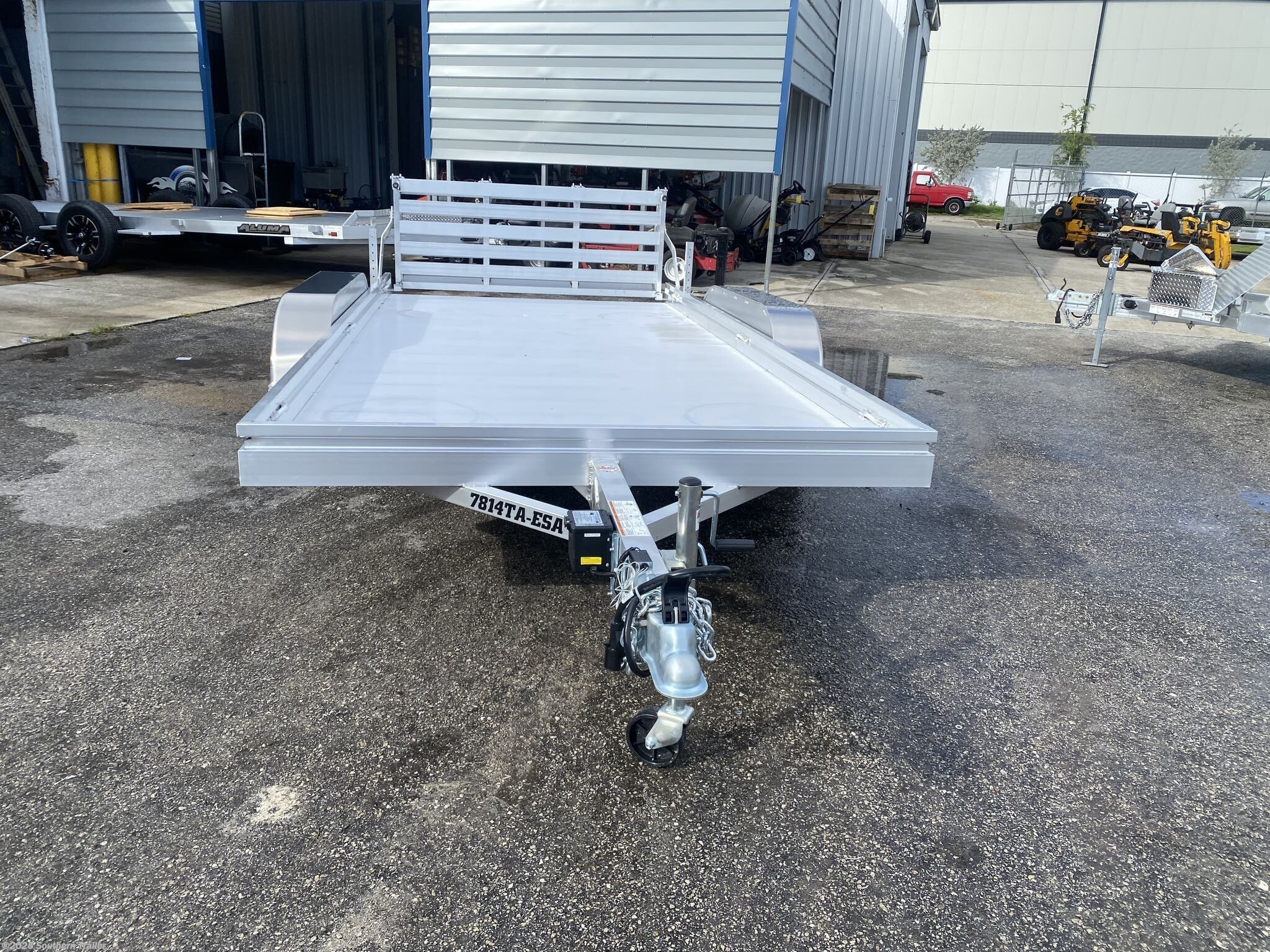 2026 7814ESA-TA 14&apos; Aluminum Utility Trailer w/ Bi-Fold Gate 7K GV by Aluma from Southern Trailer in Englewood, Florida