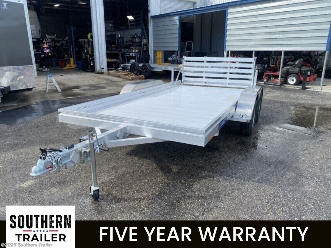 2026 Aluma 7814ESA-TA 14' Aluminum Utility Trailer w/ Bi-Fold Gate 7K GV