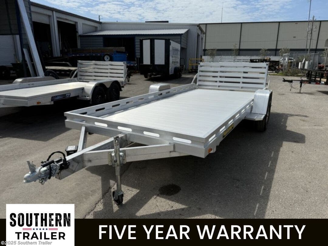 New 2026 Aluma 7815S-EL-BT 15&apos; Single Axle Utility w/Brakes 4K GVWR available in Englewood, Florida