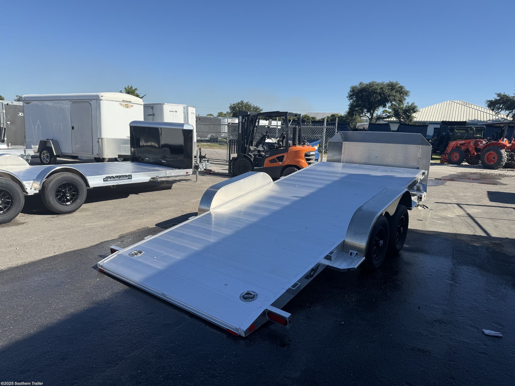 2026 Aluma 8216ANV-TILT-TA 16&apos; Anniversary Edition Tilt Trailer 7K GVWR - New Car Hauler Trailer for sale by Southern Trailer in Englewood, Florida