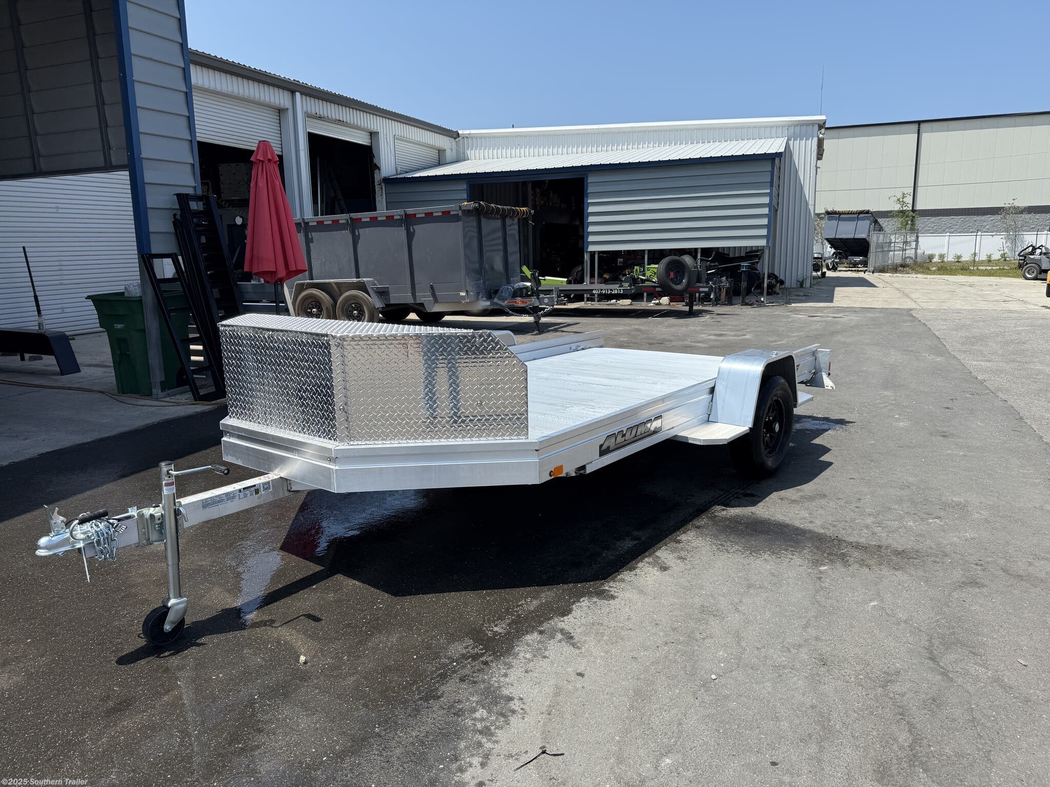 2026 Aluma UTR12S-R Aluminum ATV UTV Utility Trailer - New Utility Trailer for sale by Southern Trailer in Englewood, Florida