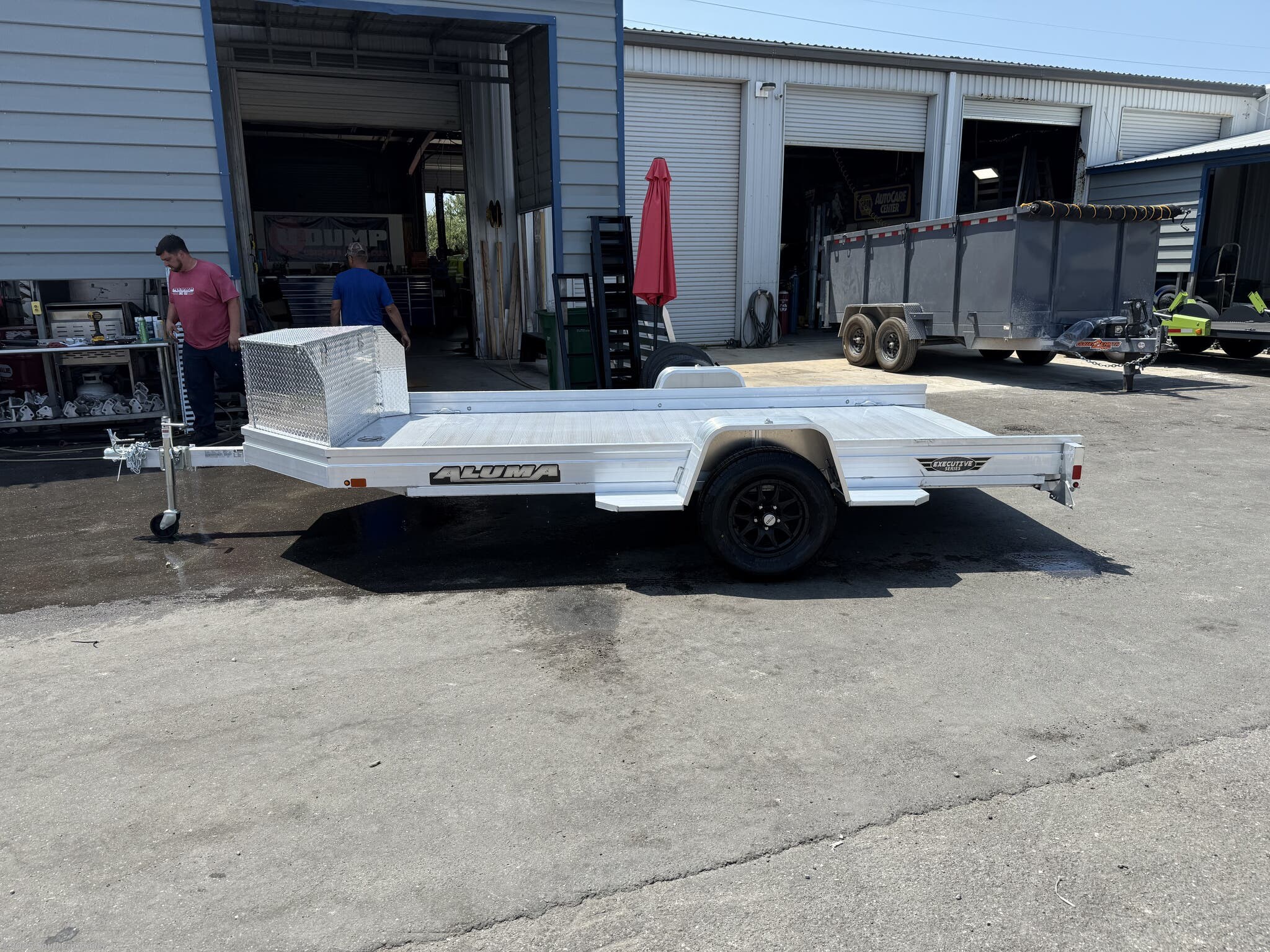 New 2026 Aluma UTR12S-R Aluminum ATV UTV Utility Trailer available in Englewood, Florida