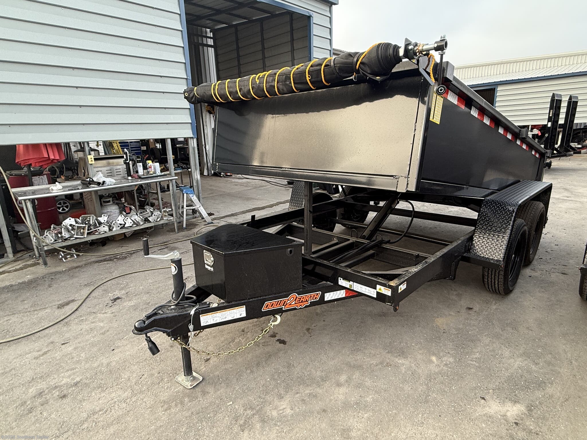 New 2026 Down 2 Earth 6X12 E Series Dump W/Tarp 7K GVWR available in Englewood, Florida
