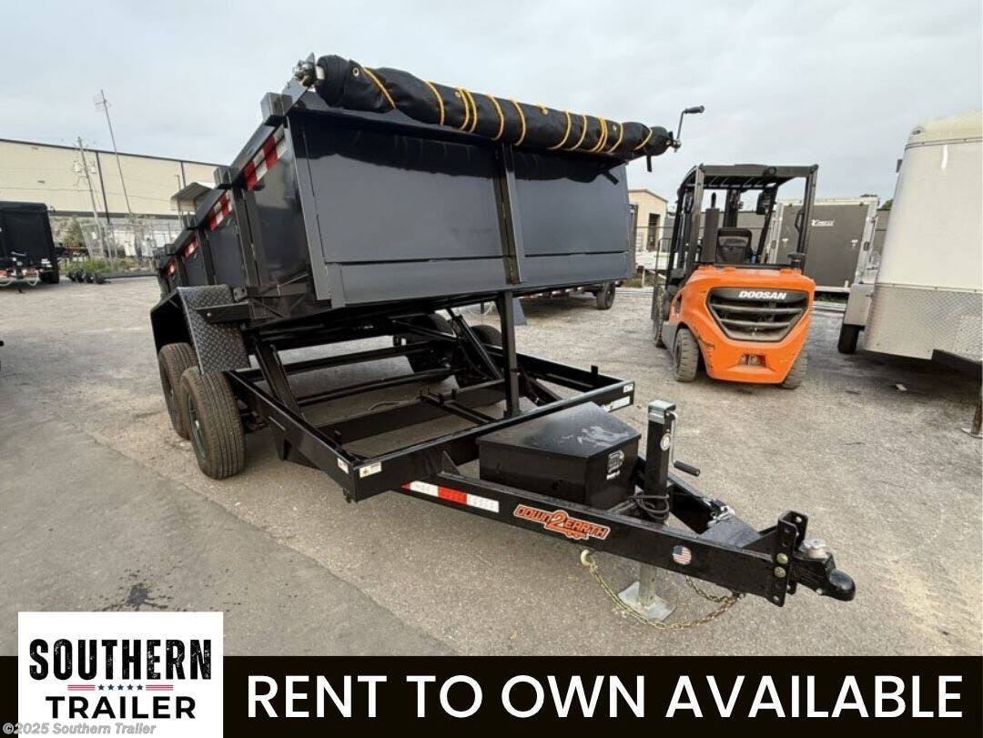 2026 Down 2 Earth 6X12X2 Dump Trailer 9990 LB GVWR