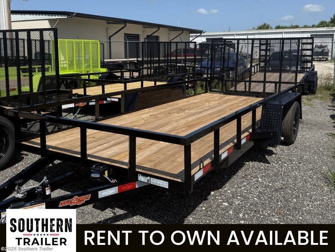 2026 Down 2 Earth 76X16 Utility Trailer 7K GVWR