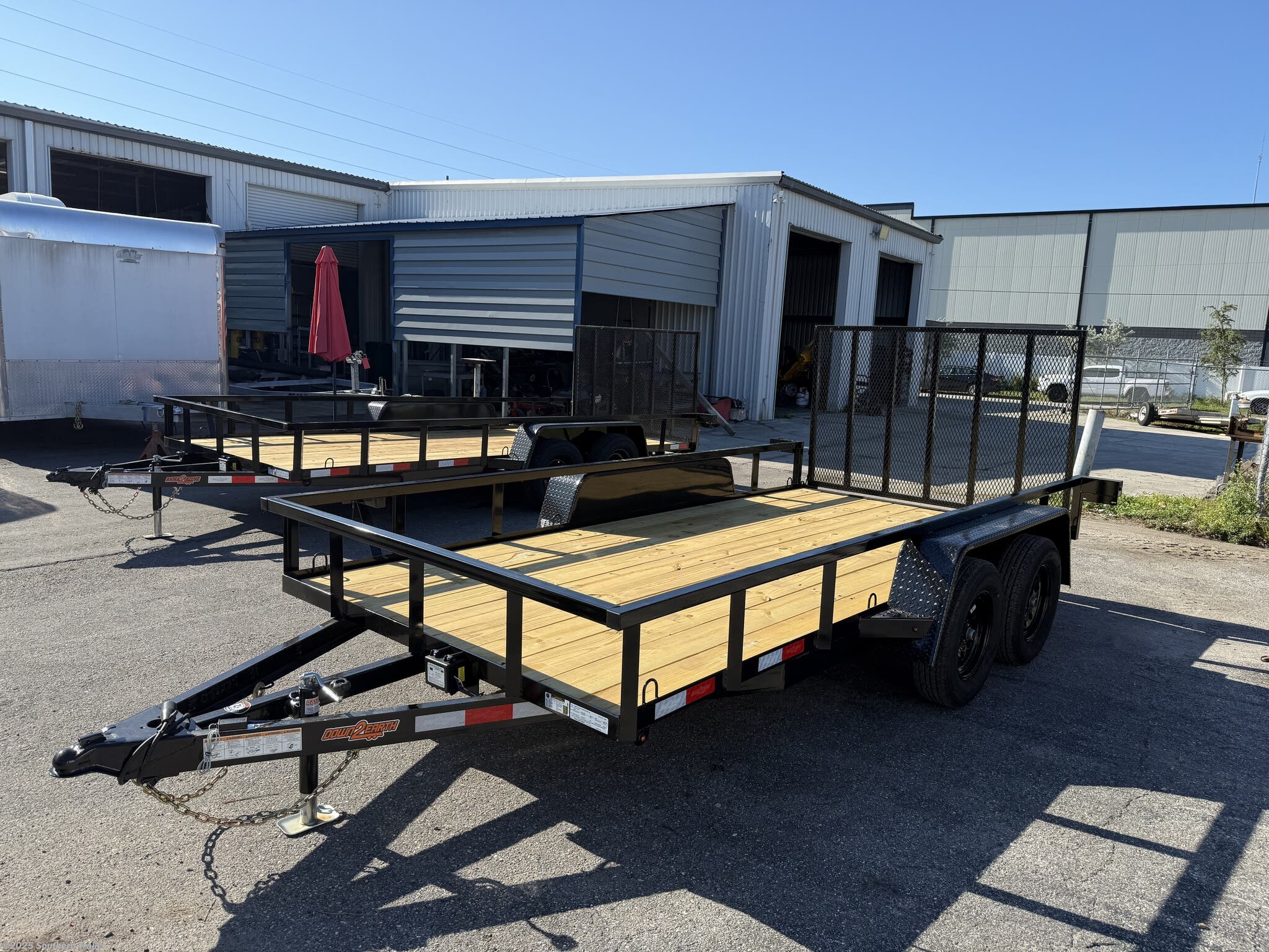 2026 Down 2 Earth 76X14 Tandem Axle Utility Trailer 7K GVWR - New Utility Trailer for sale by Southern Trailer in Englewood, Florida