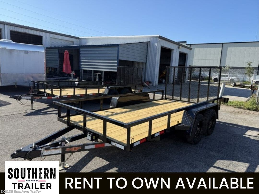 New 2026 Down 2 Earth 76X14 Tandem Axle Utility Trailer 7K GVWR available in Englewood, Florida