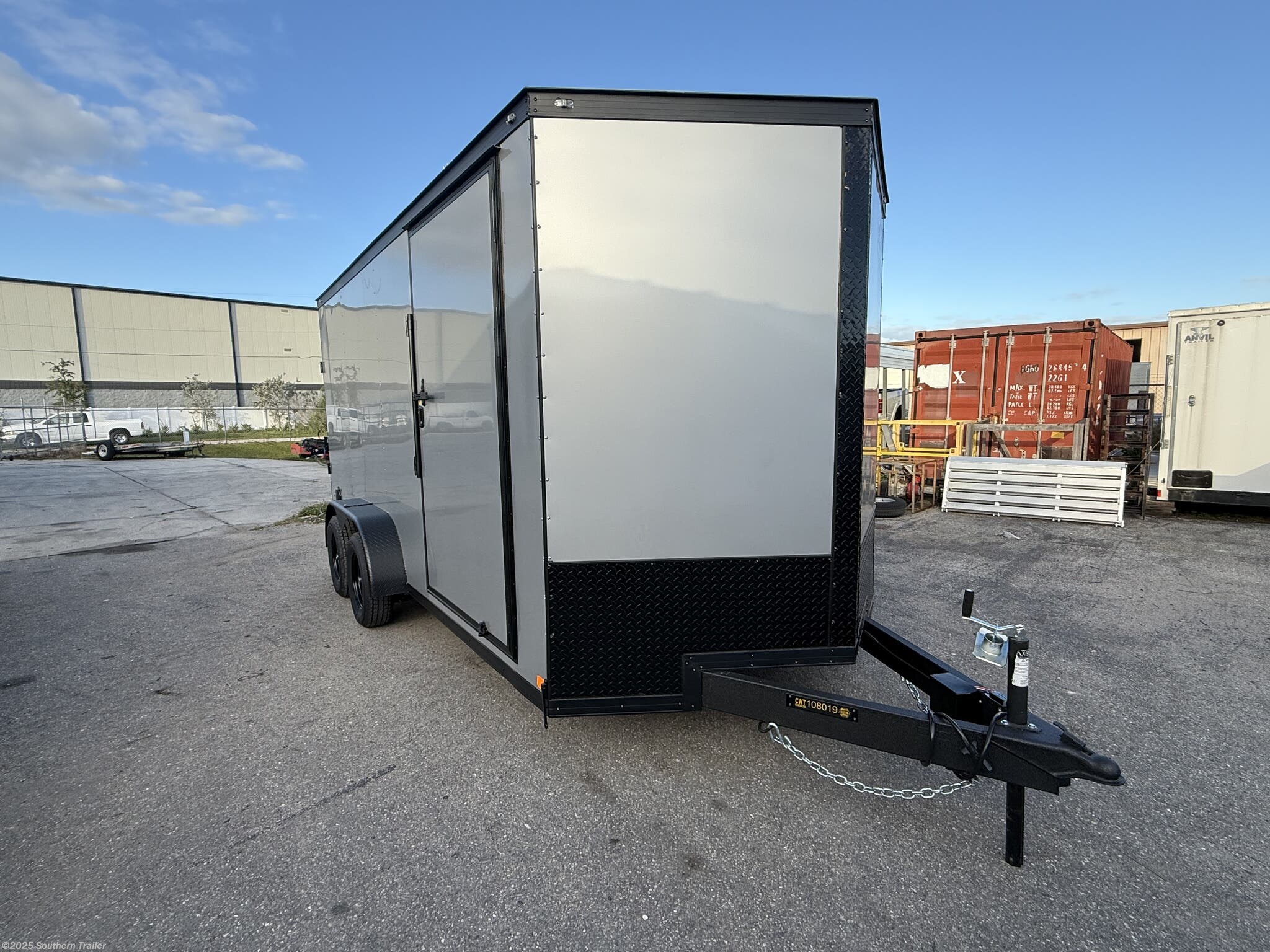 2026 Covered Wagon 7X16 Extra Tall Enclosed Cargo Trailer 7K GVWR - New Cargo Trailer for sale by Southern Trailer in Englewood, Florida