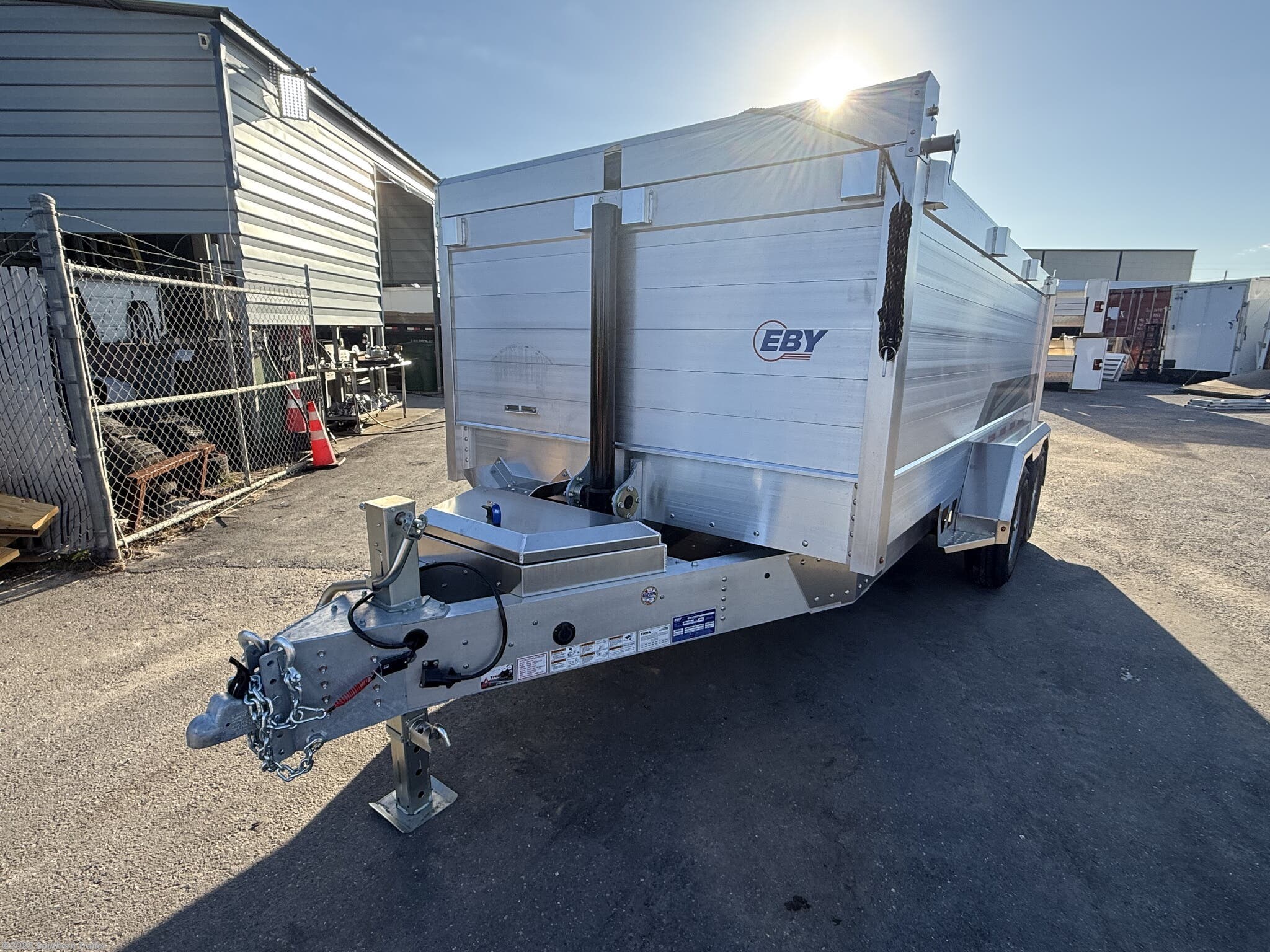 New 2025 EBY 102X14 Aluminum Dump Trailer 14K GVWR available in Englewood, Florida