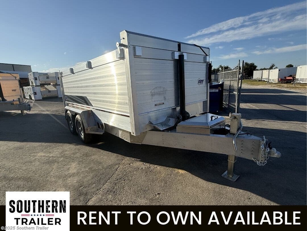 2025 EBY 102X14 Aluminum Dump Trailer 14K GVWR