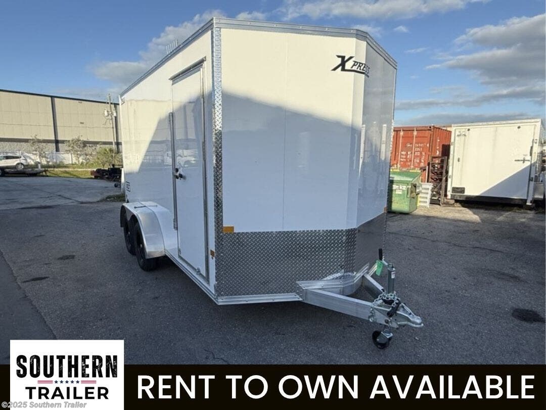 2026 Xpress 7X14 Aluminum Enclosed Cargo Trailer 7K GVWR