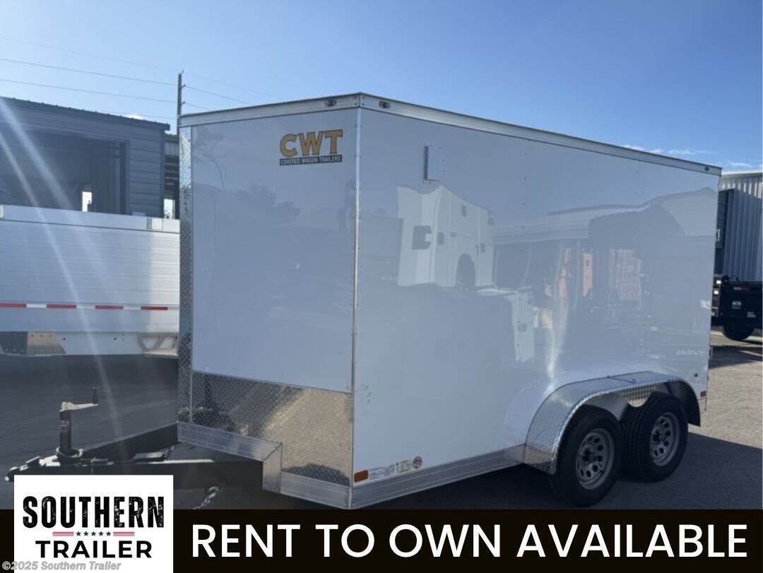 2026 Covered Wagon 7X12 Tandem Axle Enclosed Cargo 7K GVWR