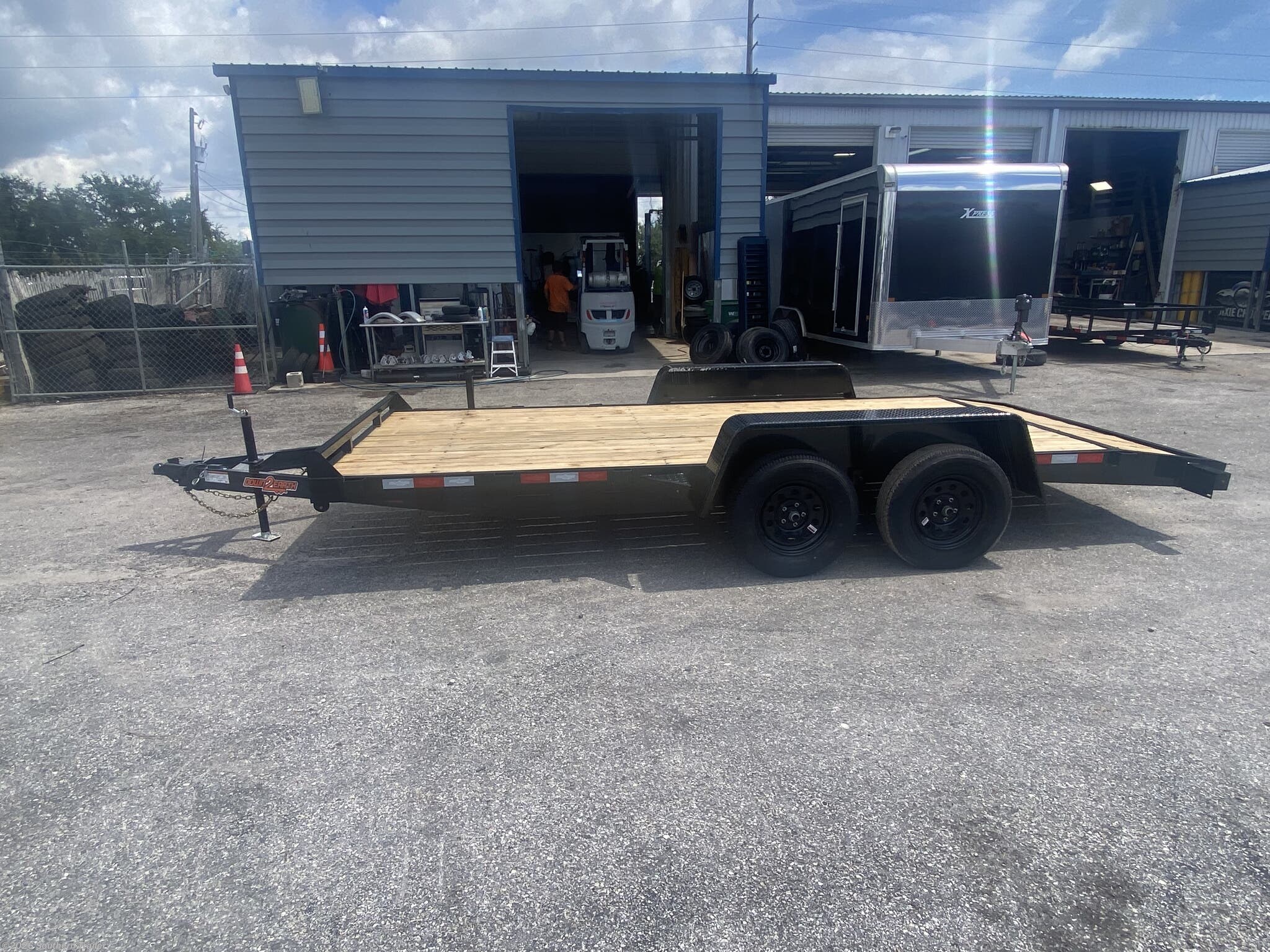 2026 82X16 Car Hauler Trailer 7000 LB GVWR by Down 2 Earth from Southern Trailer in Englewood, Florida