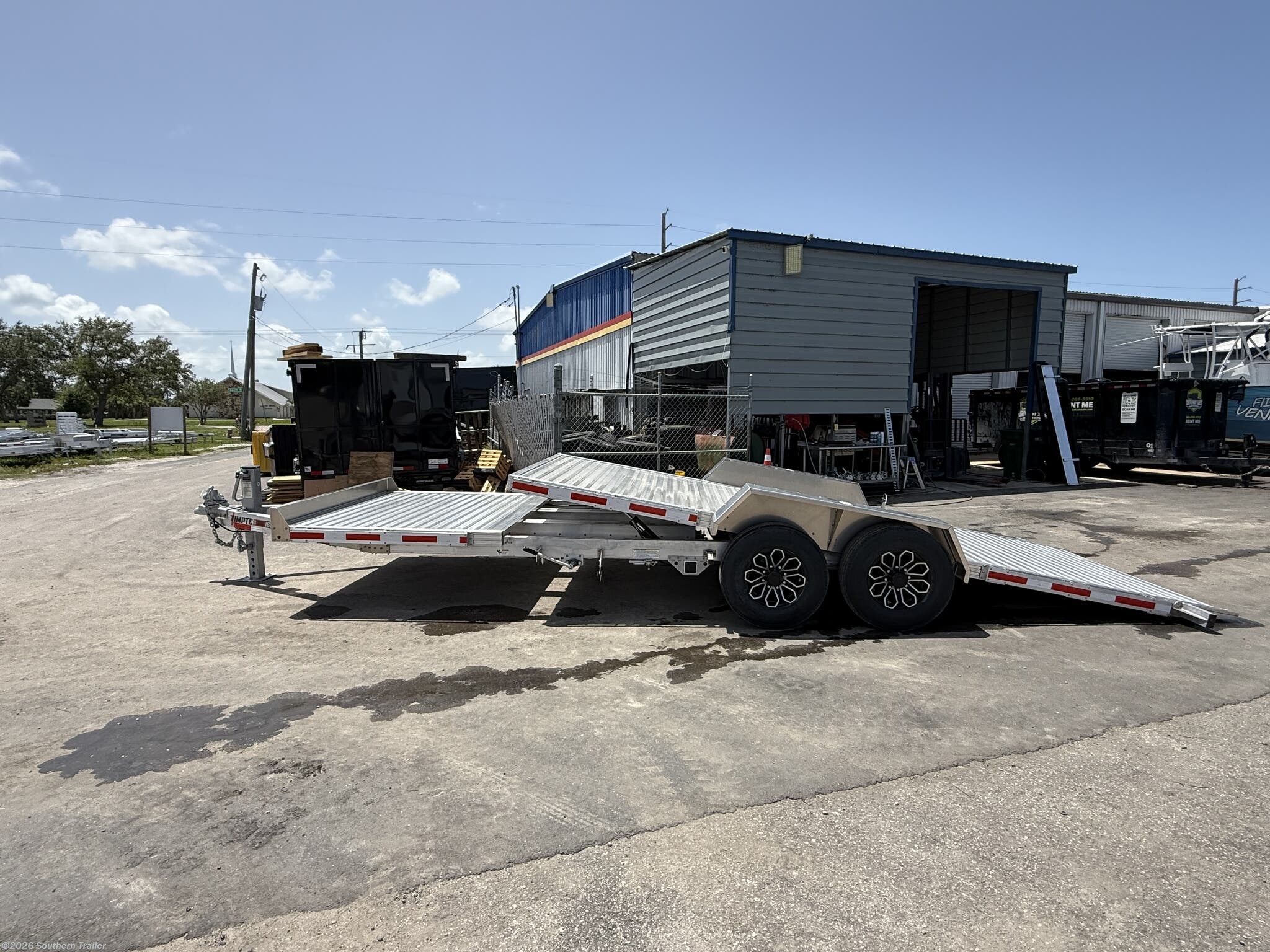 New 2026 Timpte 24' Split Tilt Equipment Trailer 16K GVWR available in Englewood, Florida
